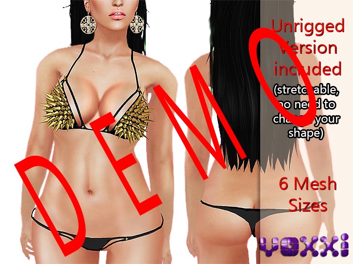 .::voxxi::. DEMO [Hallie] Spiked Bikini (Colors)