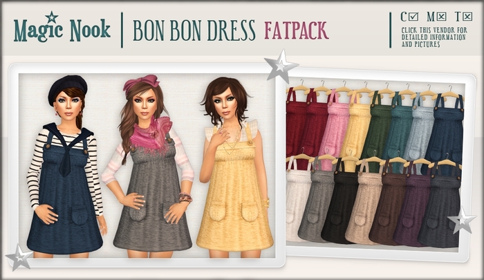 [MAGIC NOOK] Bon Bon Dress FATPACK / OUTLET ITEM