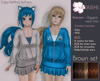[^.^Ayashi^.^] Nanami hair-Brown set