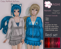 [^.^Ayashi^.^] Nanami hair-Red set