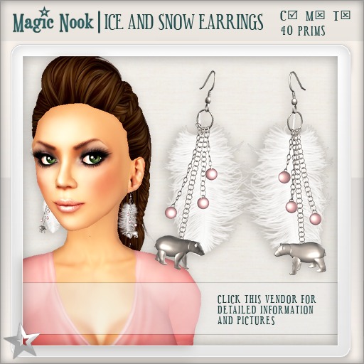 [MAGIC NOOK] Ice And Snow Earrings 
