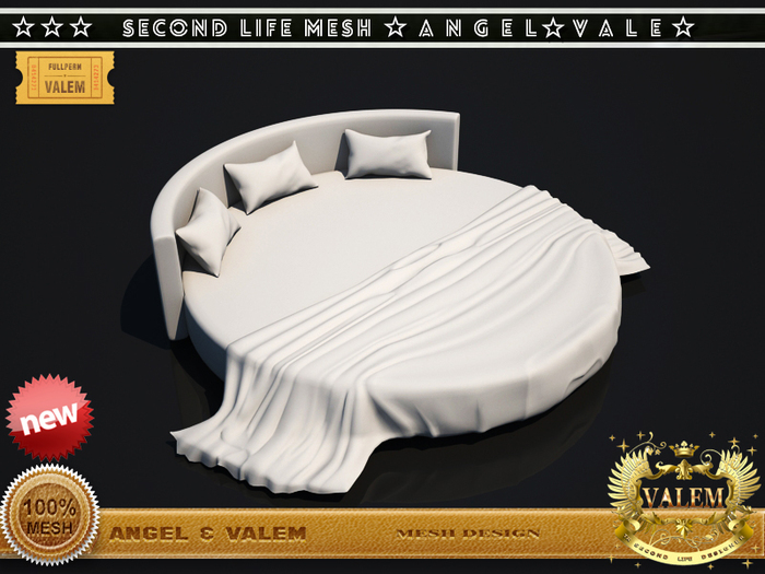 .::VALEM::.  Full Perm Mesh Luxury Bed