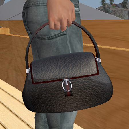 Digit Jan Croc Leather Hand Bag in Tan Floral