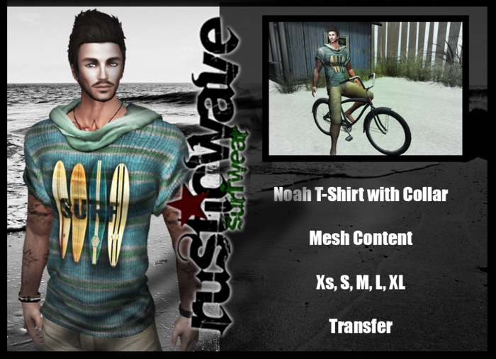 // RusticWave // Noah T-Shirt W Collar - Browns