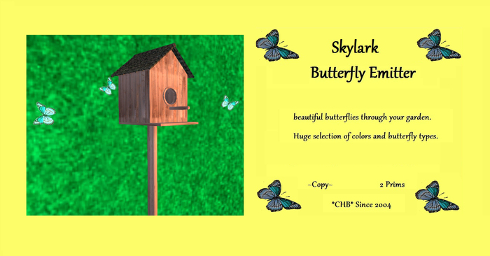 Skylark Butterfly Emitter *CHB*