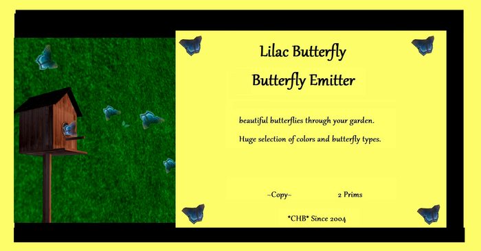 Lilac Butterfly Emitter *CHB*