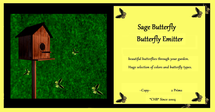 Sage Butterfly Emitter *CHB*