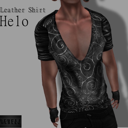 REBELL - Leather Shirt - Helo