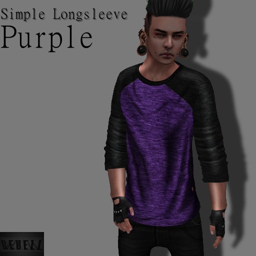 REBELL Simple Longsleeve - Purple