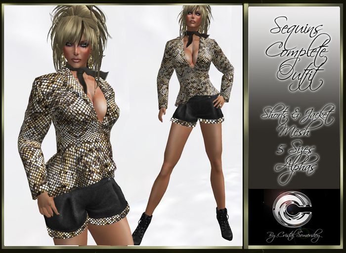 SEQUINS COMPLETE OUTFIT