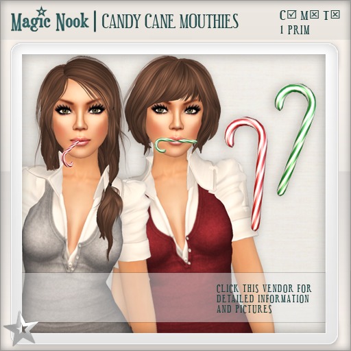 [MAGIC NOOK] Candy Cane Mouthies