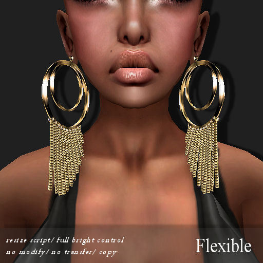 EARRING BOHEMIAN GOLD    -RYCA-