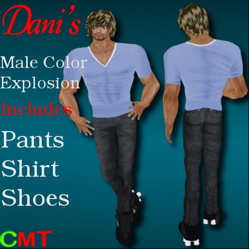 Second Life Marketplace - *Dani's* Male Color Explosion