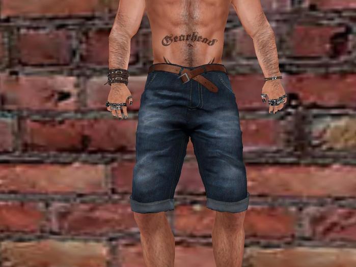 Mesh Shorts W/Belt-Tater Designs