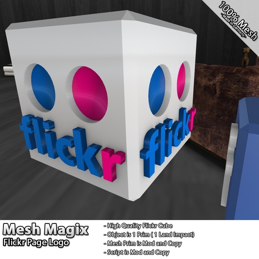 Flickr Fanpage Logo Cube