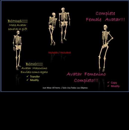 COMBO AVI FEM SKELETON