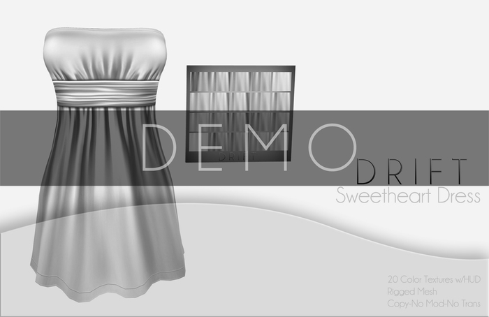 DRIFT Sweetheart Dress [MESH] DEMOS