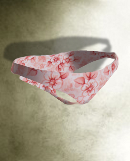 ^^Mesh Ladies Briefs Pink Flowers^^