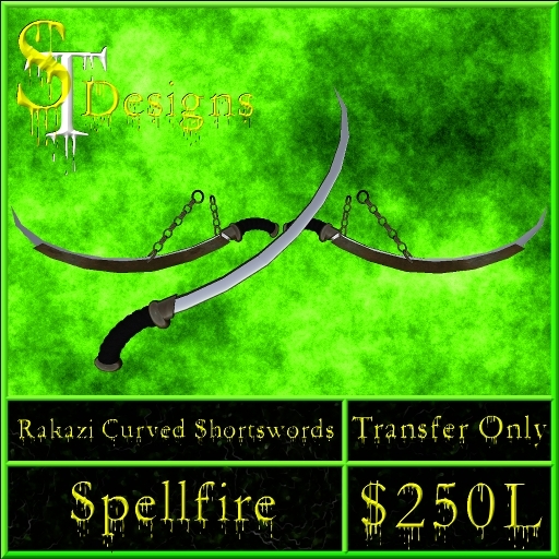 STDesigns Rakazi Curved Dual Shortswords
