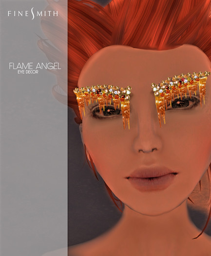 FINESMITH FLAME ANGEL EYEbrow gems DECOR
