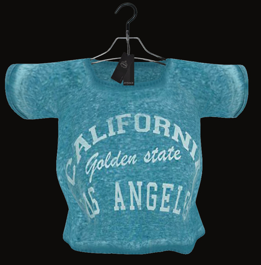 AVISAGE - Cali Tee - Blue  *Mesh*