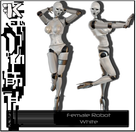 FK! - Female Robot - White