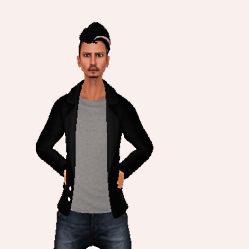 Mesh Jacket n Tshirt BLACK N PUG