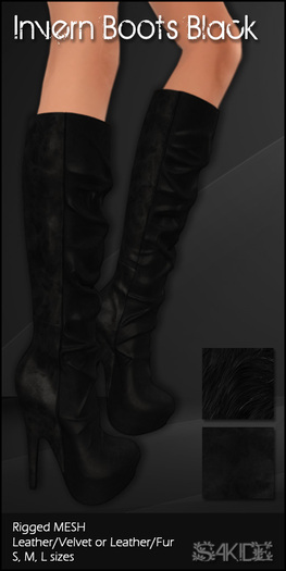 [ SAKIDE ] Invern Boots Black