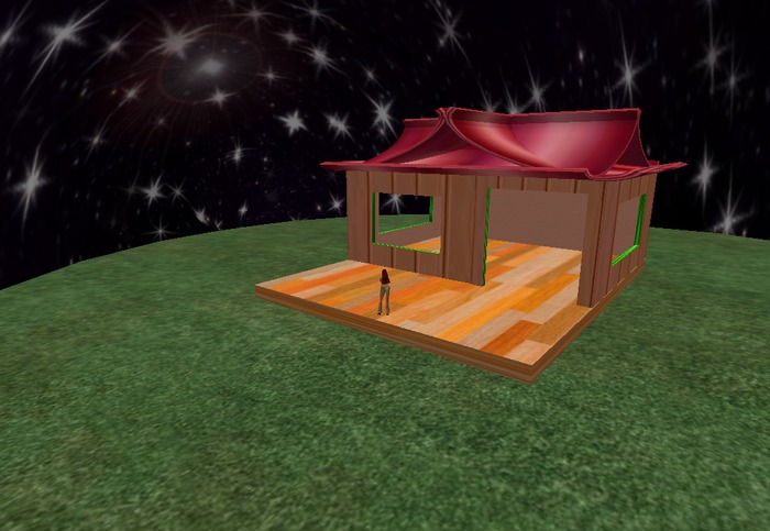 kiosko japones  con marcos