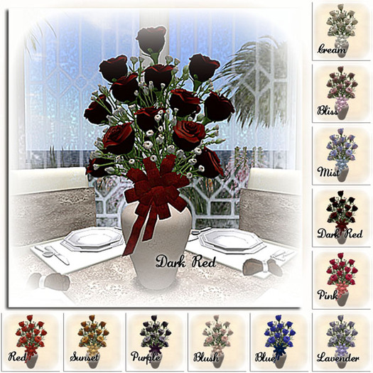 *VRD* Catering Expansion Pkg - Decor - Roses (boxed)