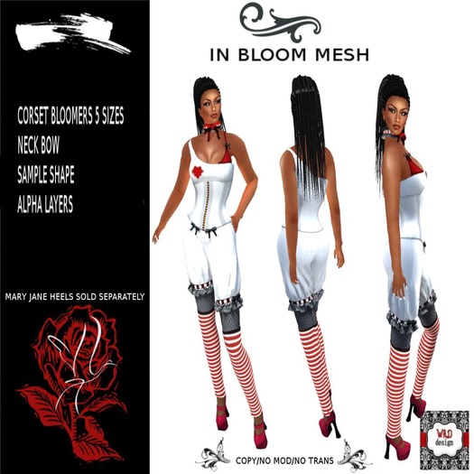IN BLOOM OUTFIT MESH