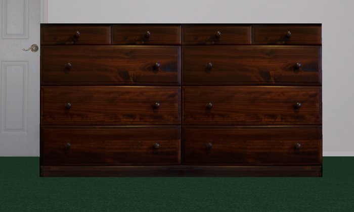 Vidiot's Dark Cherry Dresser