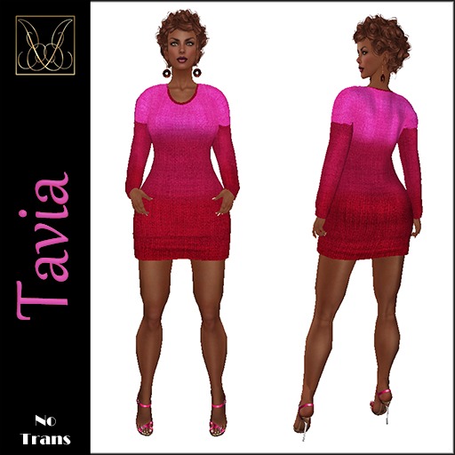 JCD Tavia Orange/Red Mesh Dress (bagged)