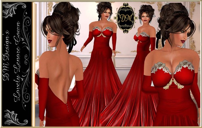 DM DESIGN'S LOVELY LENORE BALLGOWN