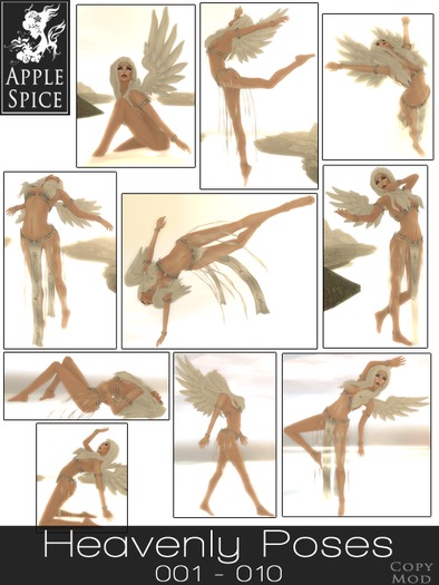 Apple Spice - Heavenly Poses 001-010 Fatpack