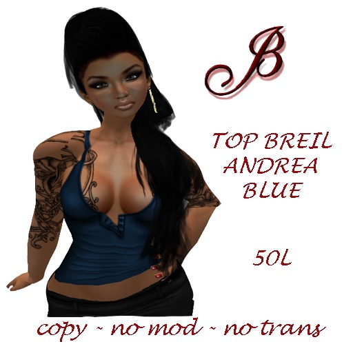 TOP BREIL ANDREA BLUE