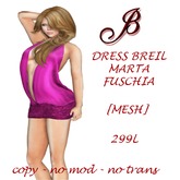VESTIDO BREIL MARTA FUSCHIA
