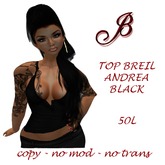 TOP BREIL ANDREA BLACK