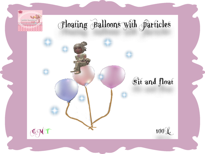 Petite Boutique~Pink Floating Balloons Boxed