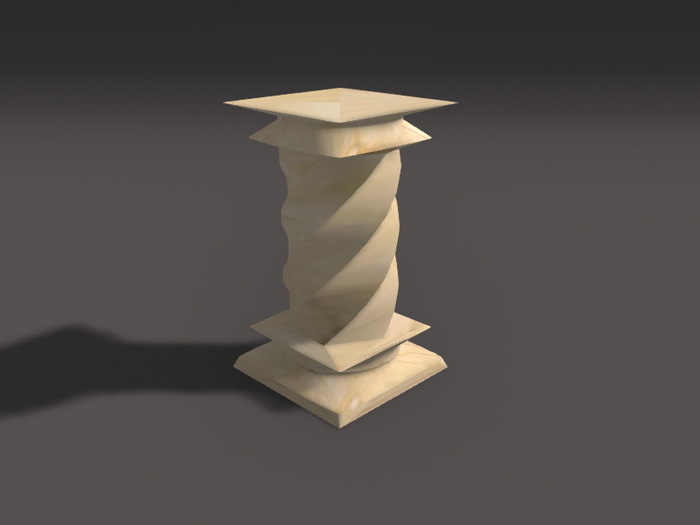 Twisted Pedestal Short Column