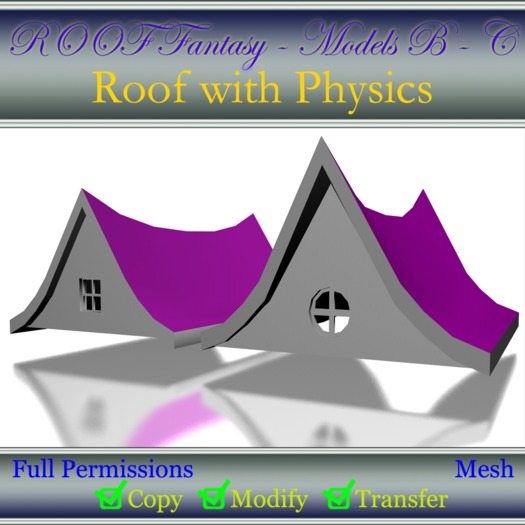 ROOF Fantasy PHYSICS - Models B - C