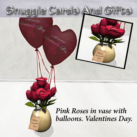 'Snuggles' Valentine's White floral arrangement