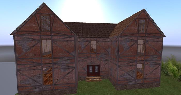 House Champagne with Fences