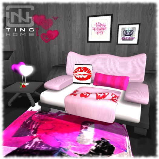 .:TGH VALENTINE Cuddle Sofa Set