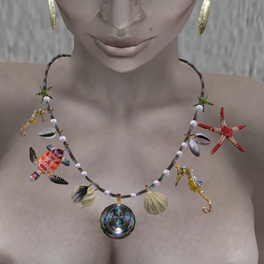 Mermaid Necklace - Sea Creatures