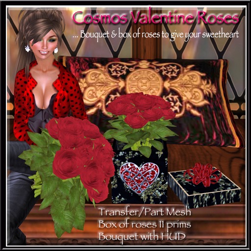 Cosmos Valentine Roses (BOX)