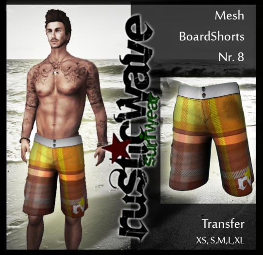 // RusticWave // Mesh BoardShorts Nr. 8