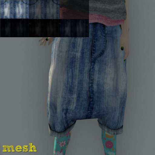 SOUP  half denim (DEMO