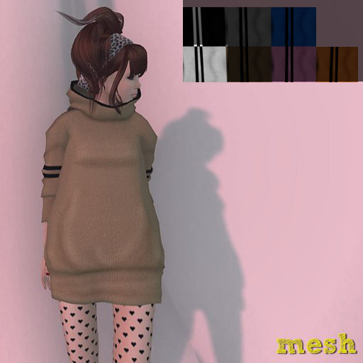 SOUP line parka -white  