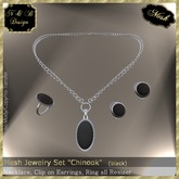 *N & B Design* Jewelry Set "Chinook" (black)